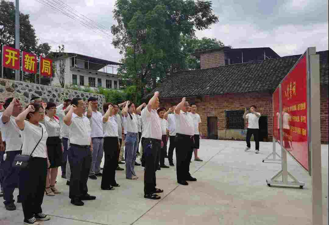 致敬革命先烈——祁阳21名新党员在雷晋乾烈士墓前宣誓入党