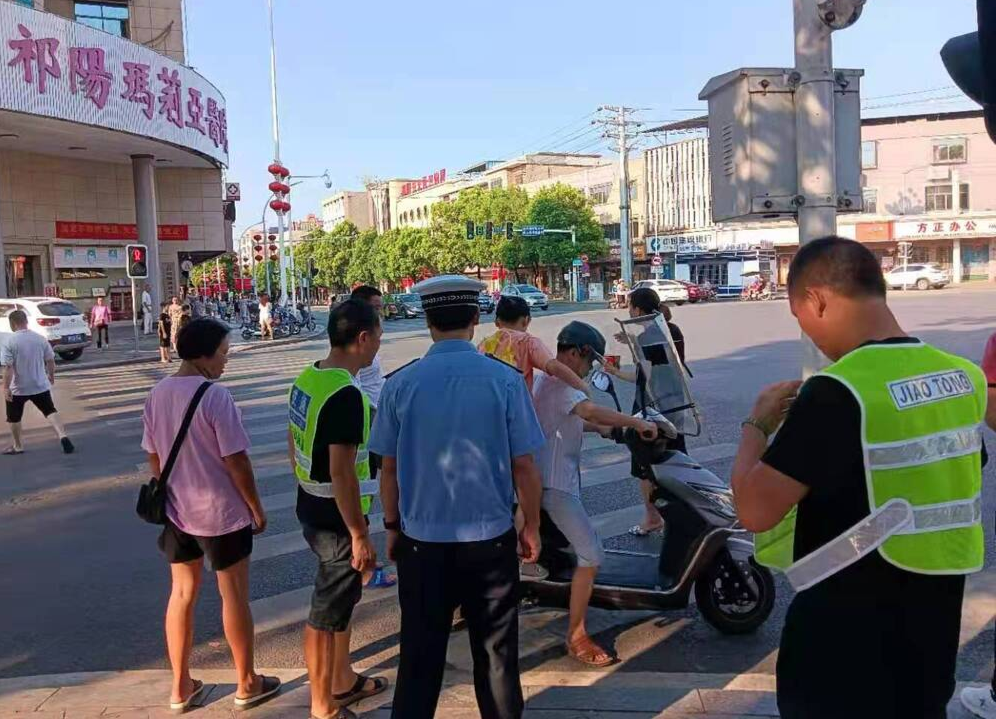 祁阳龙山街道常态化开展电动车、摩托车专项整治行动