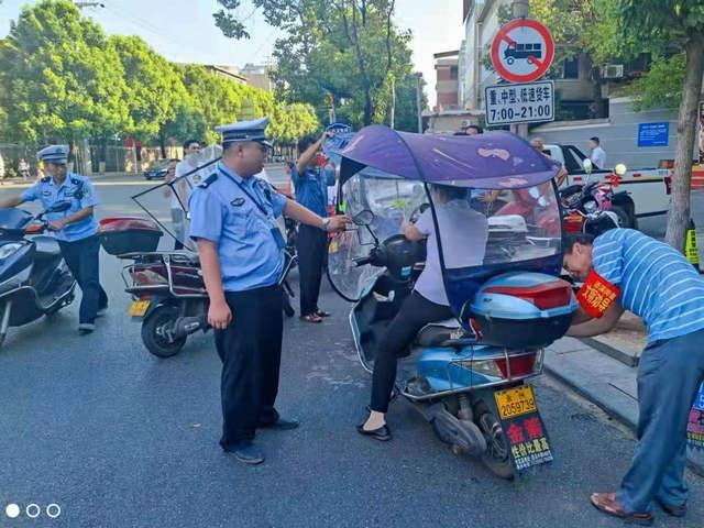 祁阳交警大队：严把“五关”  再掀夏季摩托车、电动车  整治新高潮