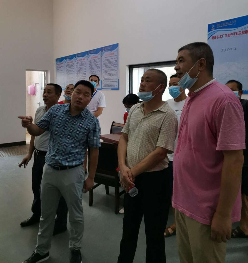 零陵区自来水公司来祁阳自来水总公司交流学习