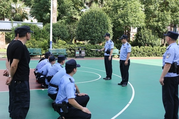 祁阳法院：集中训练筑牢警务保障