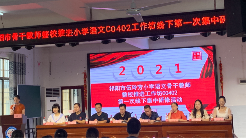 祁阳市小学语文C0402工作坊第一次线下研修