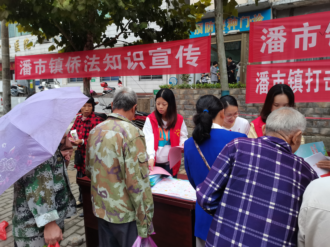 潘市镇开展“侨法宣传月”活动