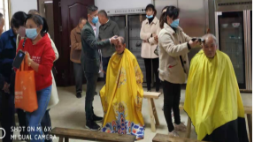 文富市镇敬老院开展“浓浓敬老情”庆重阳节活动