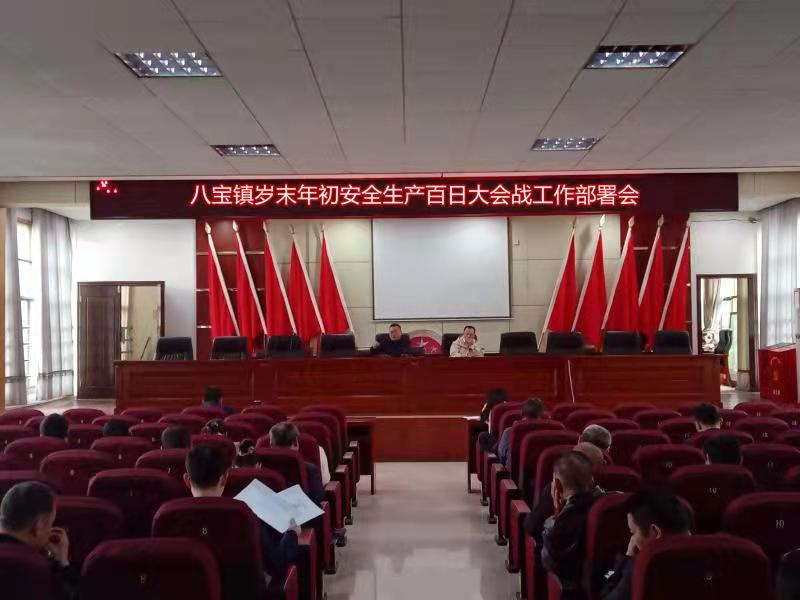 八宝镇召开岁末年初安全生产百日大会战工作部署会
