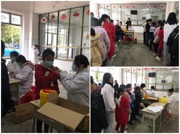 八宝镇中心小学：疫苗接种好，筑牢安全墙