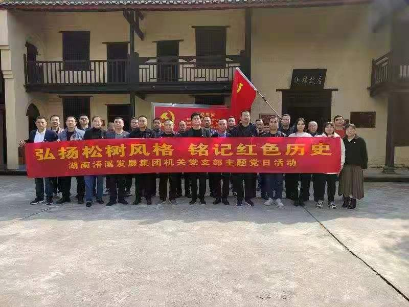 湖南浯溪发展集团有限公司开展主题党日活动