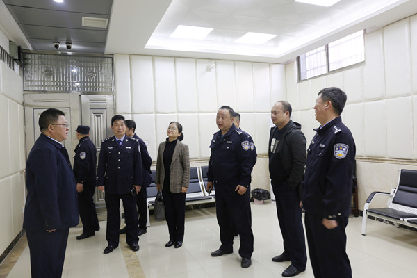 湖南高院法警总队到祁阳法院督导检查警务安保工作