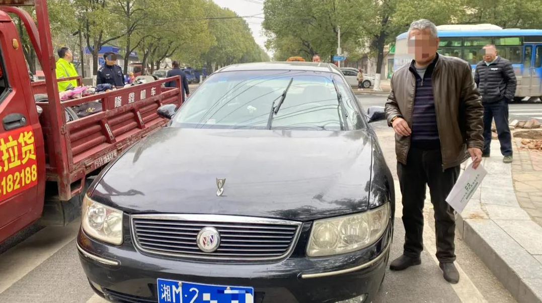 祁阳交警通过缉查布控查获一起无证驾驶未年检车辆