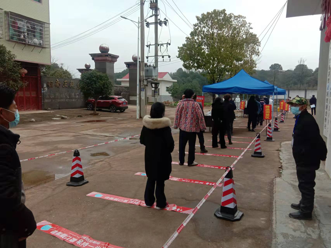 茅竹镇：开展全员核酸检测应急演练