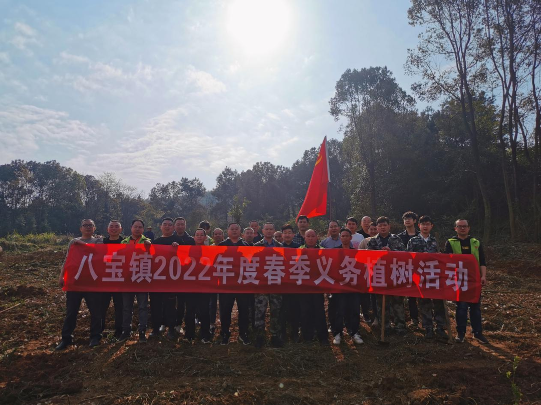 八宝镇：人勤春来早 植树造林忙