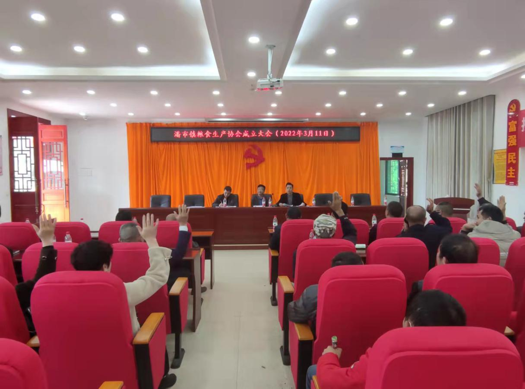 潘市镇粮食生产协会成立