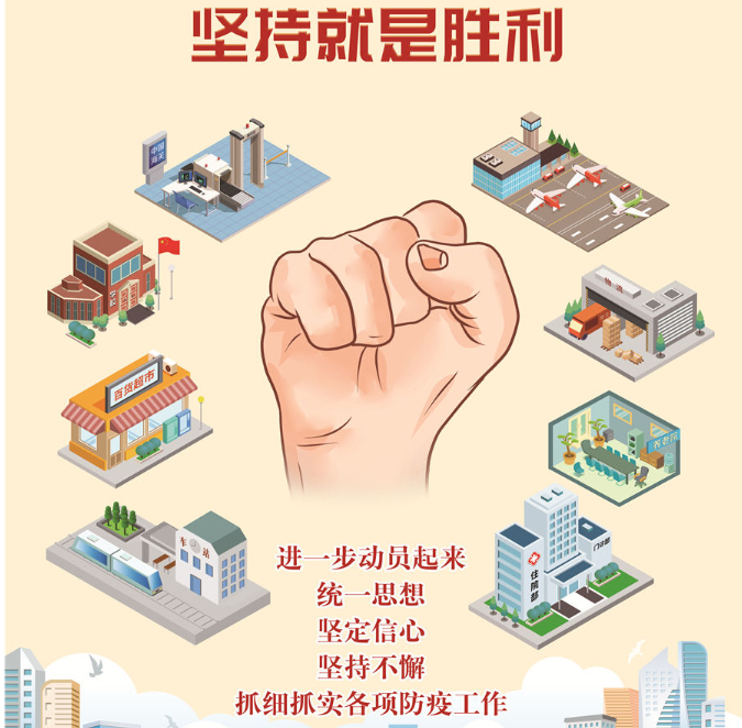 新冠肺炎疫情防控和疫苗接种宣传海报