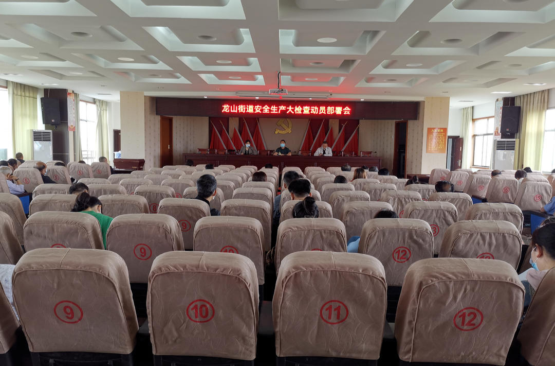 龙山街道召开安全生产大检查工作部署会