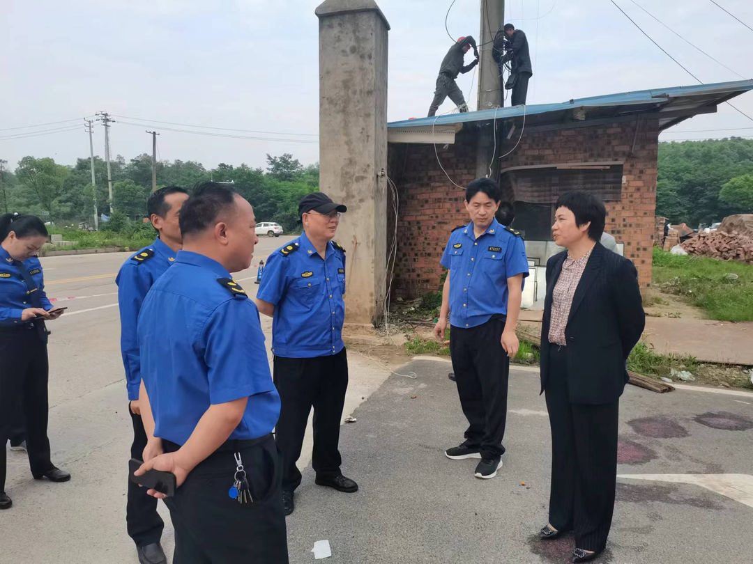 祁阳城管：开展拆除违章搭建专项行动