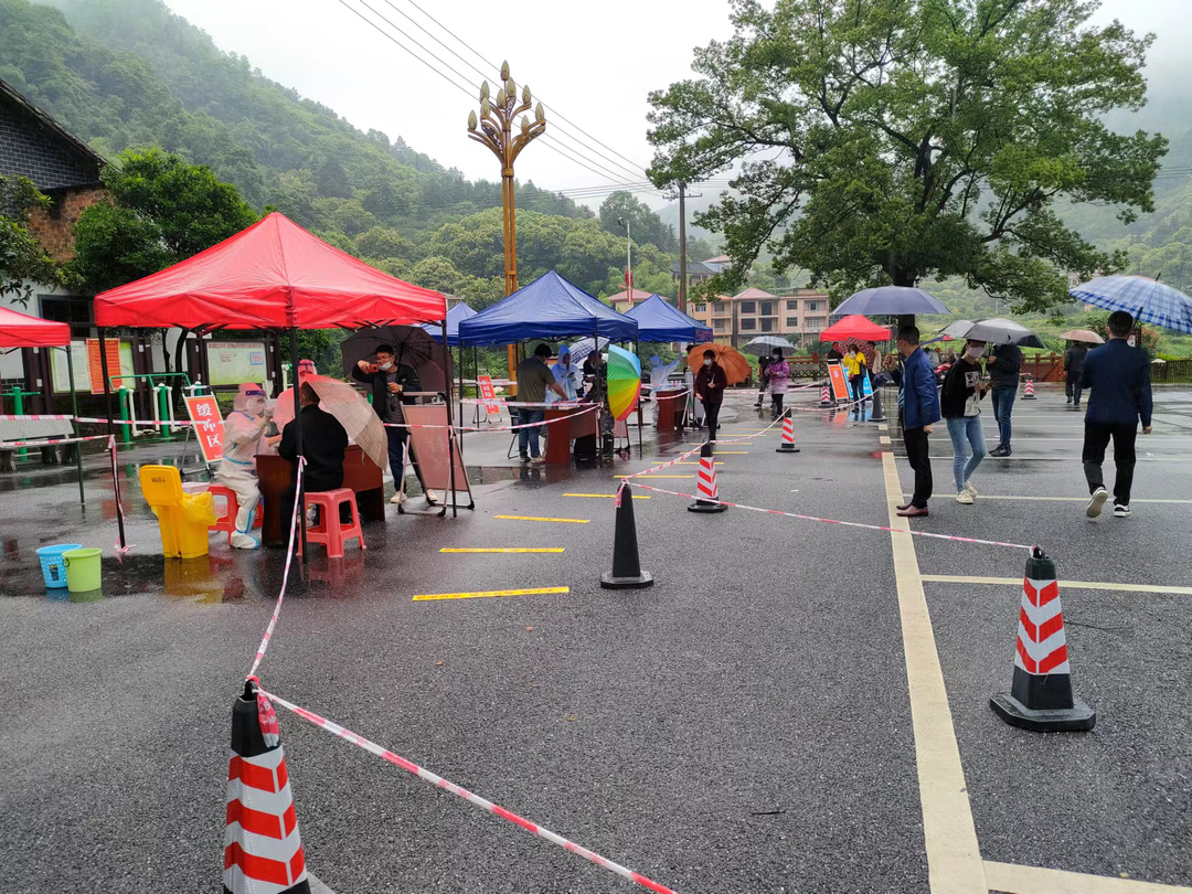 潘市镇开展全民核酸检测应急演练活动