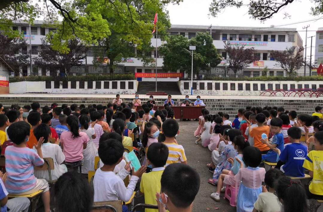 大忠桥镇中心小学  开展法制教育进校园活动