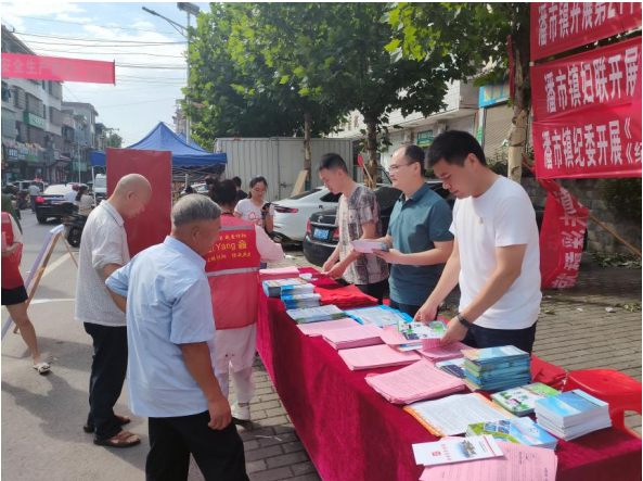 潘市镇开展第21个全国“安全生产月”和“安全宣传咨询日”活动