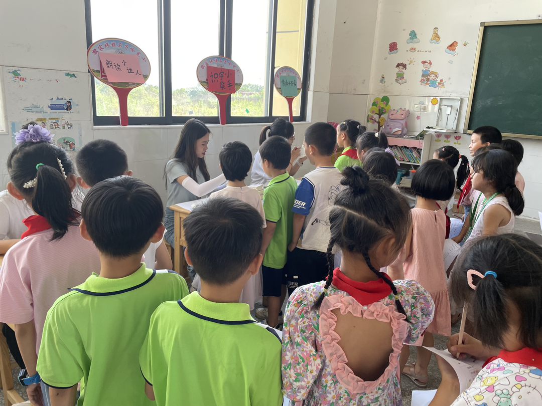 黎家坪镇石子岭完小开展低年级无纸笔检测活动