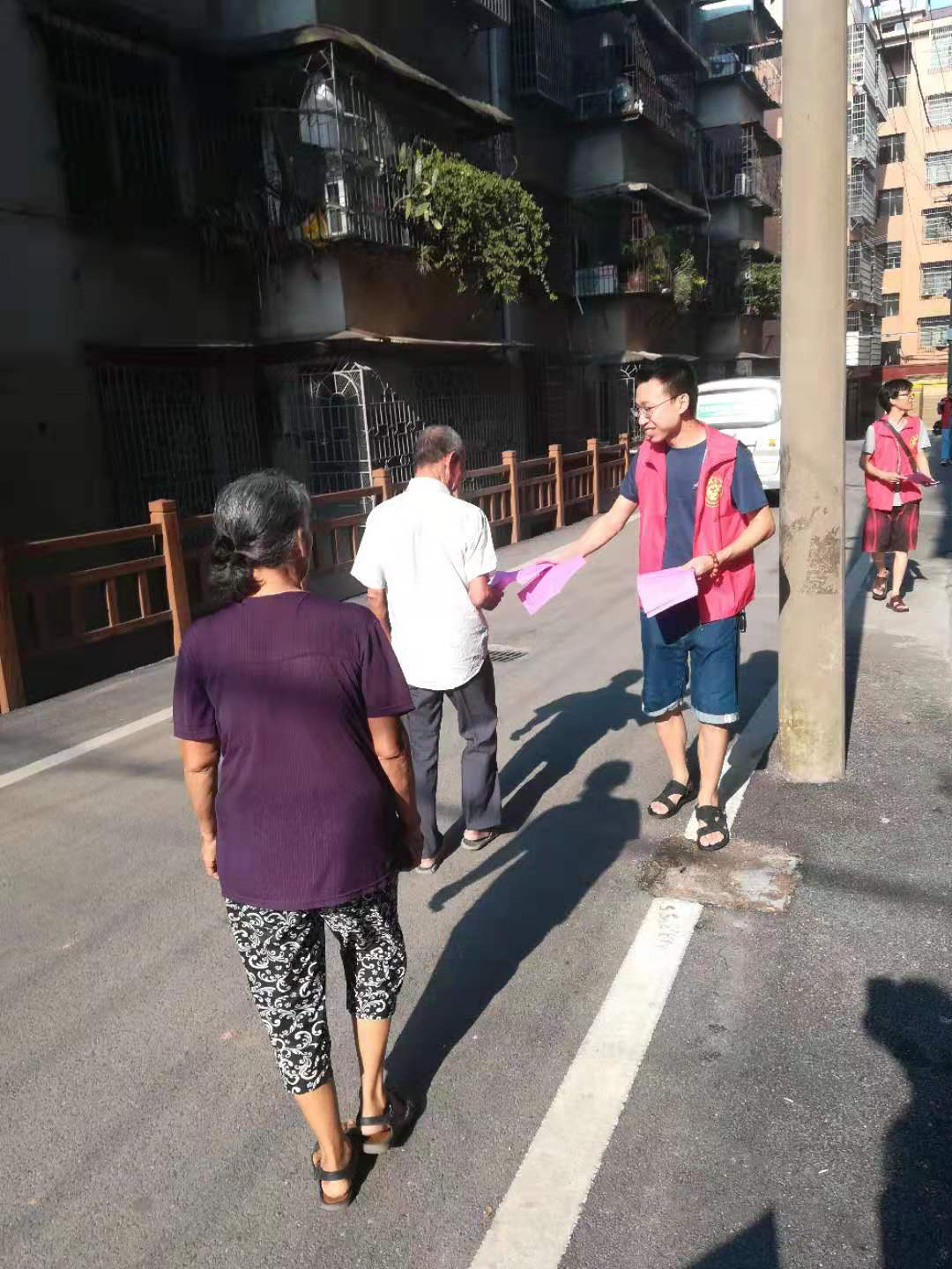 九塘冲志愿者防溺水宣传反响良好