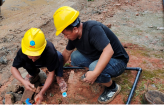 祁阳市自来水总公司：抢装临时供水管道  让居民用水更舒心