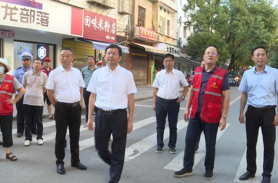 蒋良铁实地督导检查全国文明城市创建工作