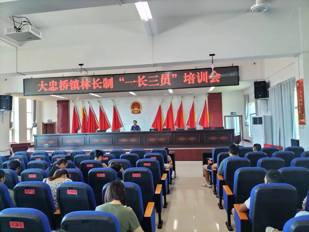 大忠桥镇：开展护林培训 为生态文明建设增绿添彩