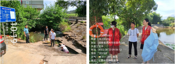 肖家镇开展防溺水文明志愿行动