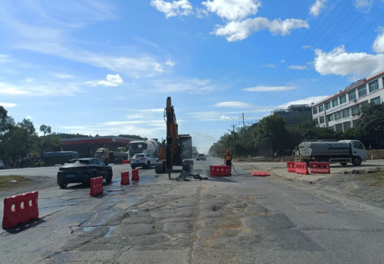 祁阳市公路建设养护中心：启动黎马公路与G322平交路口改造工程