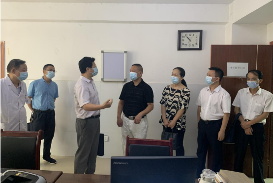 湖南省卫健委老龄健康处来祁督查医养结合工作