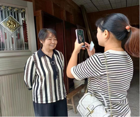 潘市镇开展2022年度城乡居民社会养老保险年检年审工作