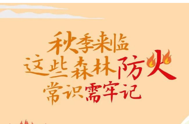 秋季森林如何防火，一起来看！