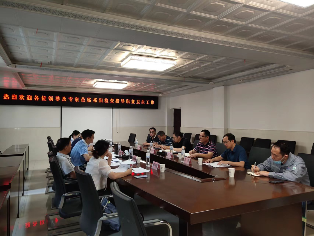 省职业健康检查机构对祁阳疾控中心进行质量考核