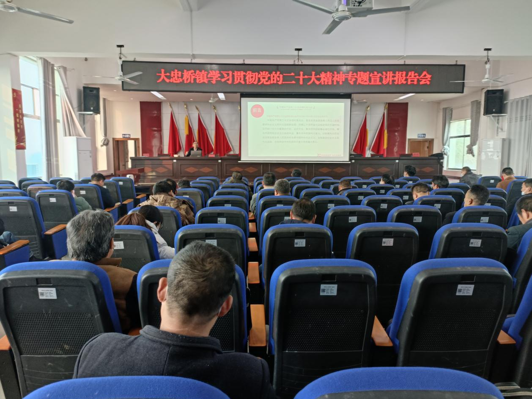 大忠桥召开学习贯彻党的二十大精神专题宣讲报告会