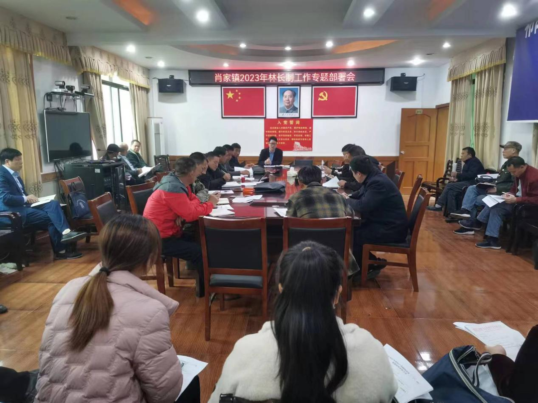 肖家镇召开2023年林长制工作专题部署会