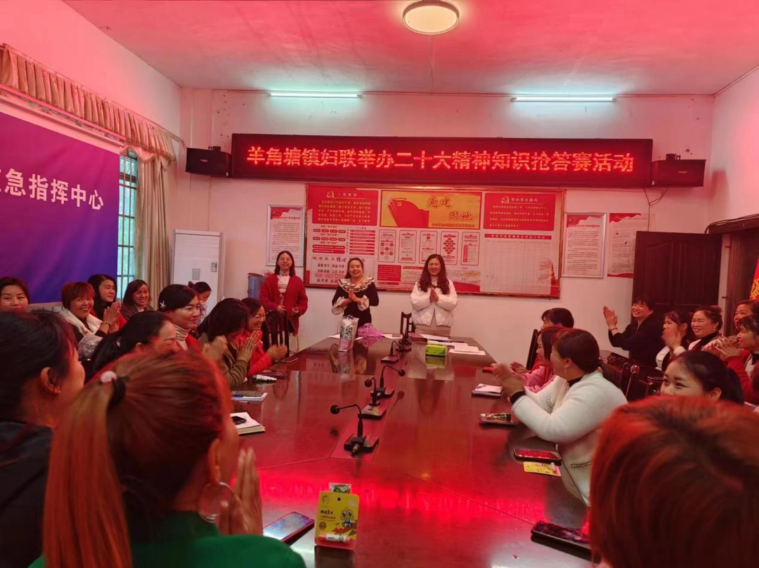 羊角塘镇举办学习贯彻党的二十大精神知识竞赛