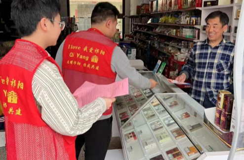 肖家镇开展守护“舌尖”安全科普宣传志愿服务活动