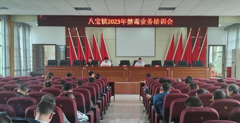 八宝镇开展禁毒业务知识培训会