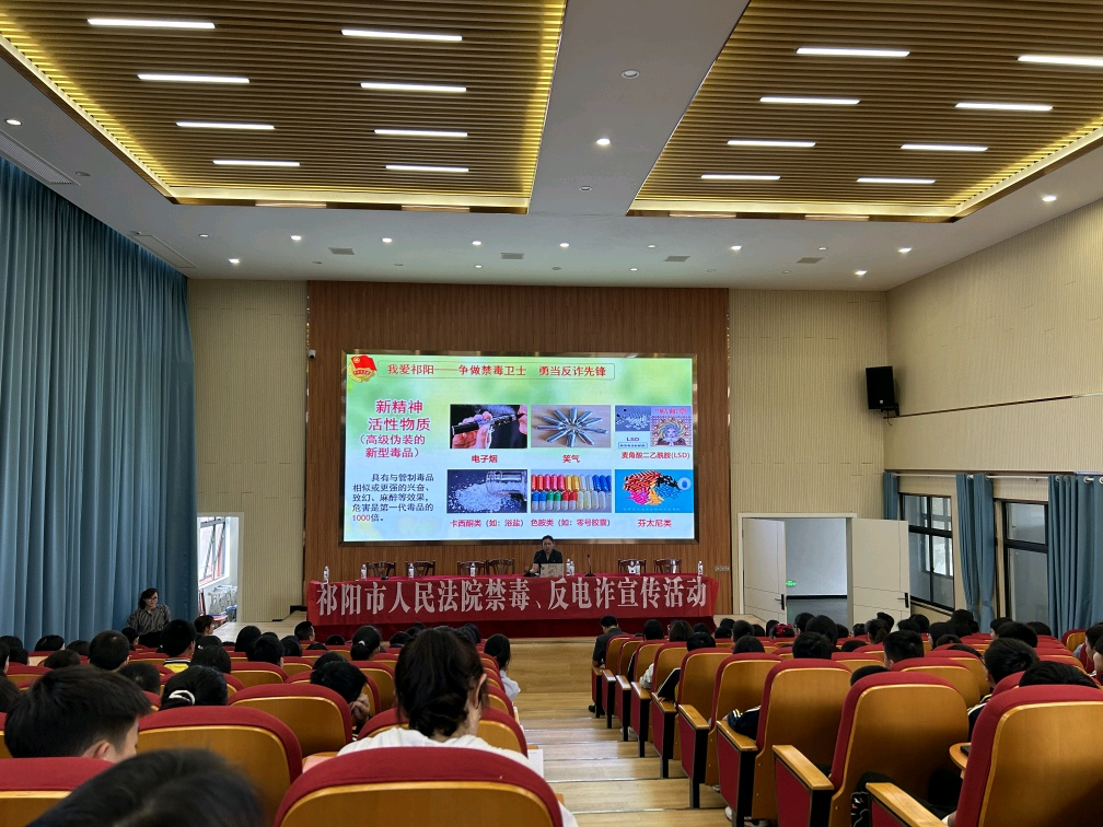 祁阳市向阳学校：  争当禁毒先锋 勇当反诈卫士