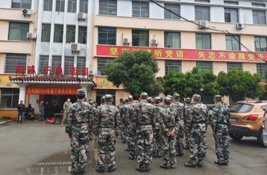 白水镇：站排头、当先锋、立新功