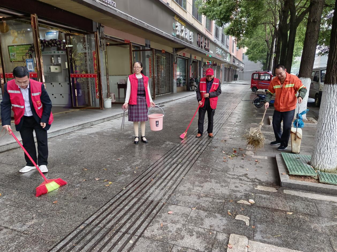 祁阳市委统战部开展“五一”假期文明志愿服务活动