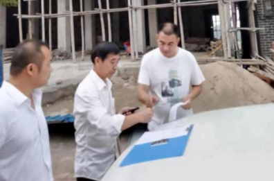 下马渡镇对建房安全开展专项检查