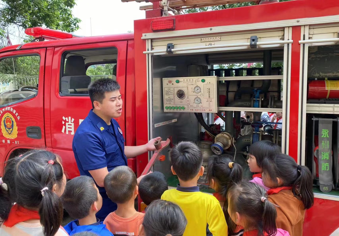 下马渡镇：消防安全进校园 守护花朵助成长