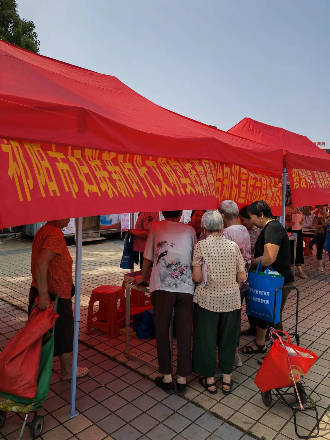祁阳市妇联组织开展“两癌”免费筛查宣传活动