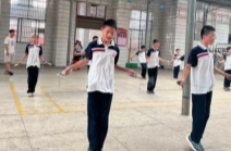浯溪二中：落实“双减”有举措  强身健体迎测评
