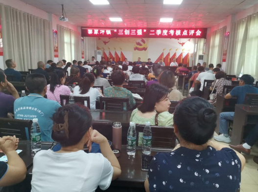 祁阳黎家坪镇：召开2023年“三创三强”二季度考核点评会