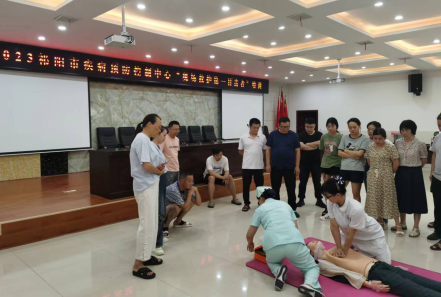 祁阳市疾病预防控制中心举办“现场救护第一目击者”培训