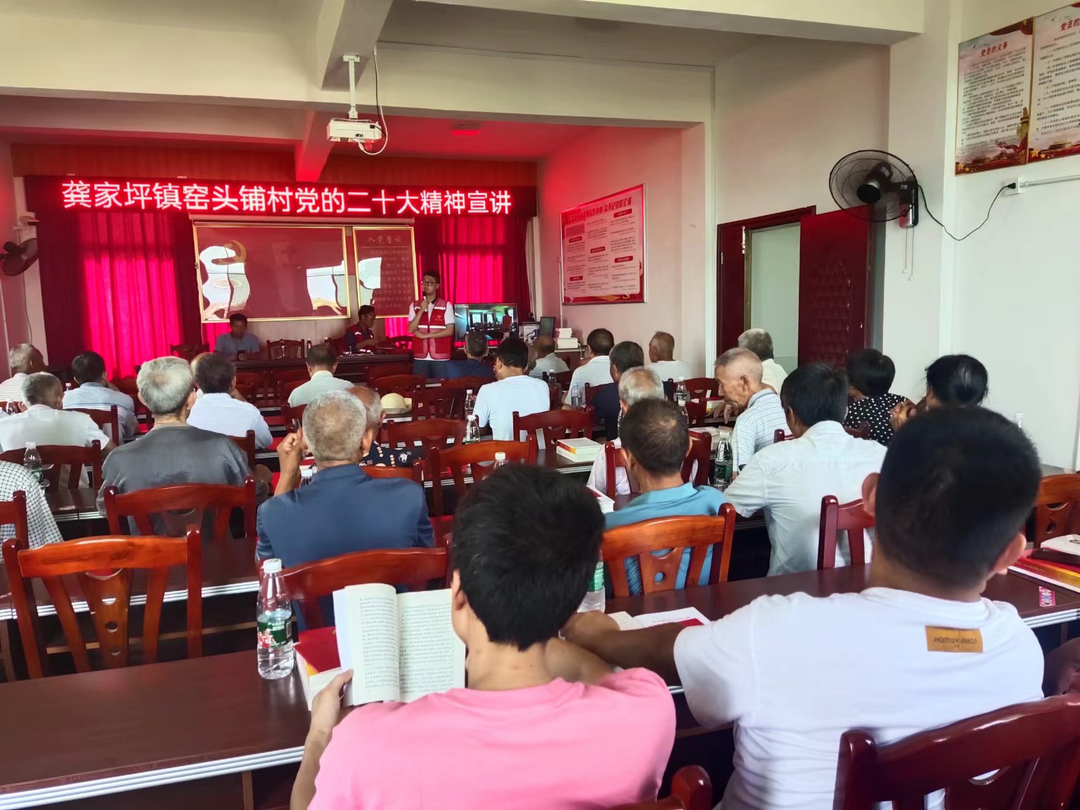 龚家坪镇：理论宣讲下基层， 让党的二十大精神落地生根