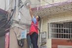 浯溪街道望浯园社区：安装路灯暖人心 照亮居民出行路