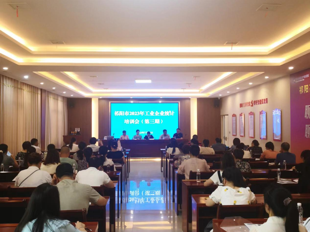 祁阳市举办2023年全市规模工业企业 统计培训会